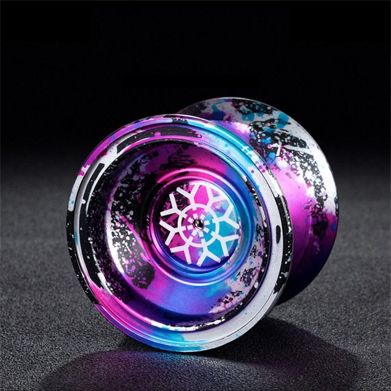 Fashion 10 Ball Bearing Metal Yoyo High Speed Unresponsive Yo Yo Toys Professional Alloy Aluminum Yoyo Ball 1A/3/5A