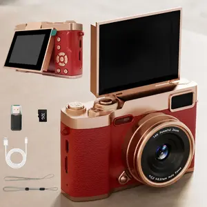 Flip Screen Retro Camera for Teens, Cute Pocket Digital Camera with Filters, Y2K Vintage Student Camera, Perfect Gift for Beginners