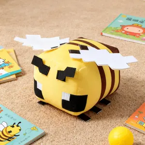 18CM Bee Plush Toys Cute Bee Plush Soft Stuffed Animals Toys for Children Kids Gifts