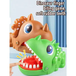 1pc Prank Toy, Triangle Dinosaur Bite Finger, Big Mouth Crocodile, Dinosaur Toy, Bite Hand Shark, Children & Parent Prank Toy