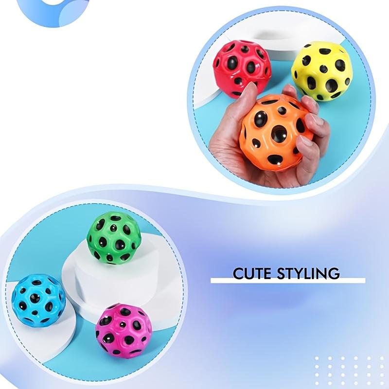 Super elastic space ball, perfect for children and adults, enhances hand-eye coordination. This bouncy ball is easy to grip and makes an excellent gift for occasions like Valentine's Day, New Year, Thanksgiving, Mother's Day, and more