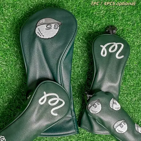 Durable Golf Club Head Cover, Golf Item, Shock-Absorbing Protection, Essential Gear for Outdoor Golf Enthusiasts, Available in 1PC or 4PCS