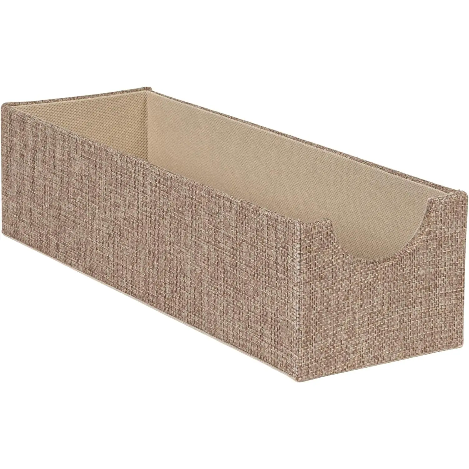 Brown 720-1 Deep Drawer Organizer Box for Storage | 12 in x 4 in x 3.13
