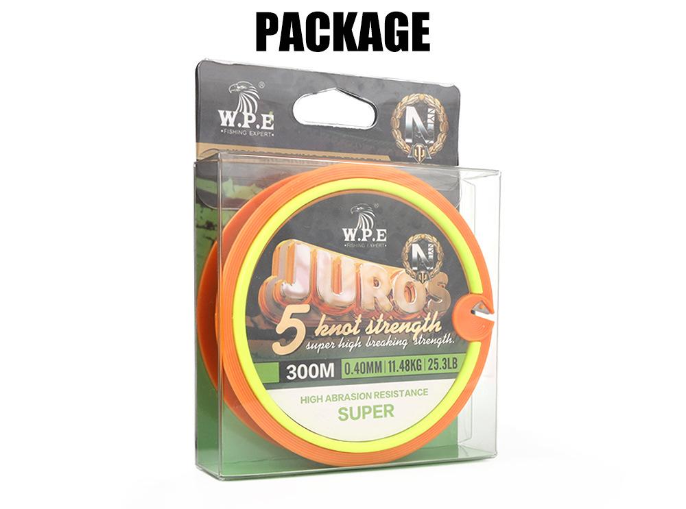 W.P.E Nylon Monofilament Fishing Line, Japanese Mono, Smooth High Strength Main Line 300m 500m 1000m