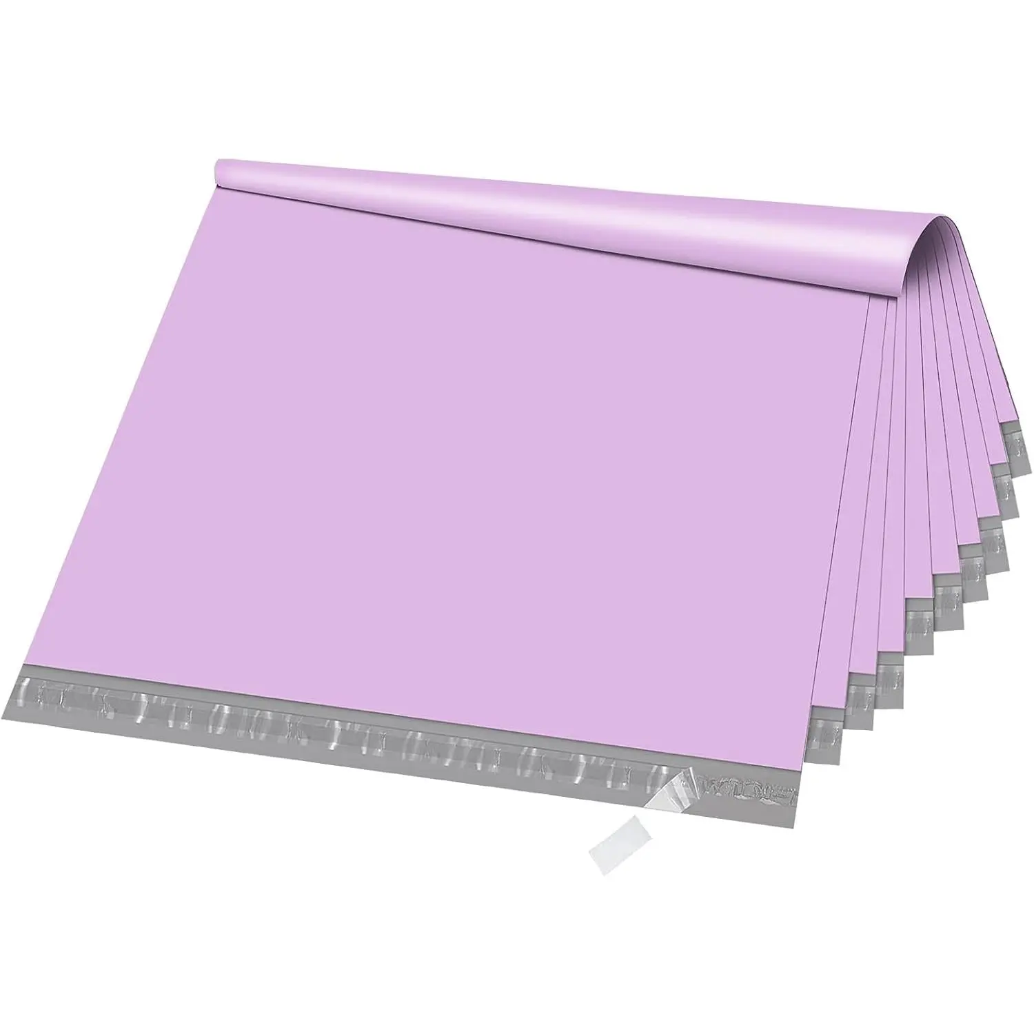 XL Size Rectangular Polyethylene Shipping Bags, 24x36" 25 Pcs 2.5mil Heavy Duty Adhesive Seal Poly Mailers for Clothing Business, Light Purple