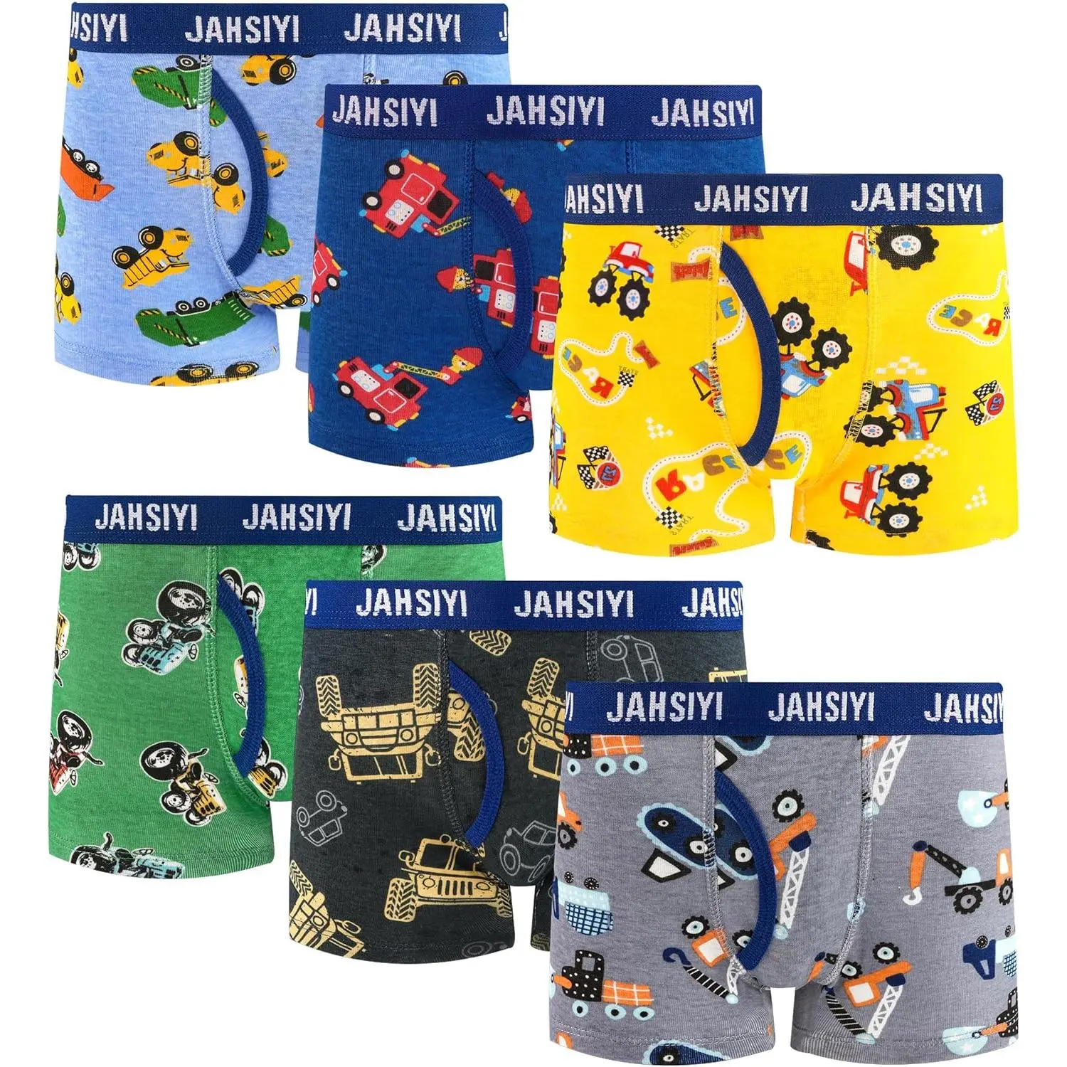 100% Cotton Boys Soft Boxer Briefs Size 18M-12Yr Tagless Underwear 6-PackGift.