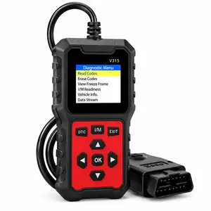 V315 Obdii Car Diagnostic Scanner, Engine Code Reader, Live Data Stream, I/m Readiness Monitor Tool, Automotive Diagnostics Device