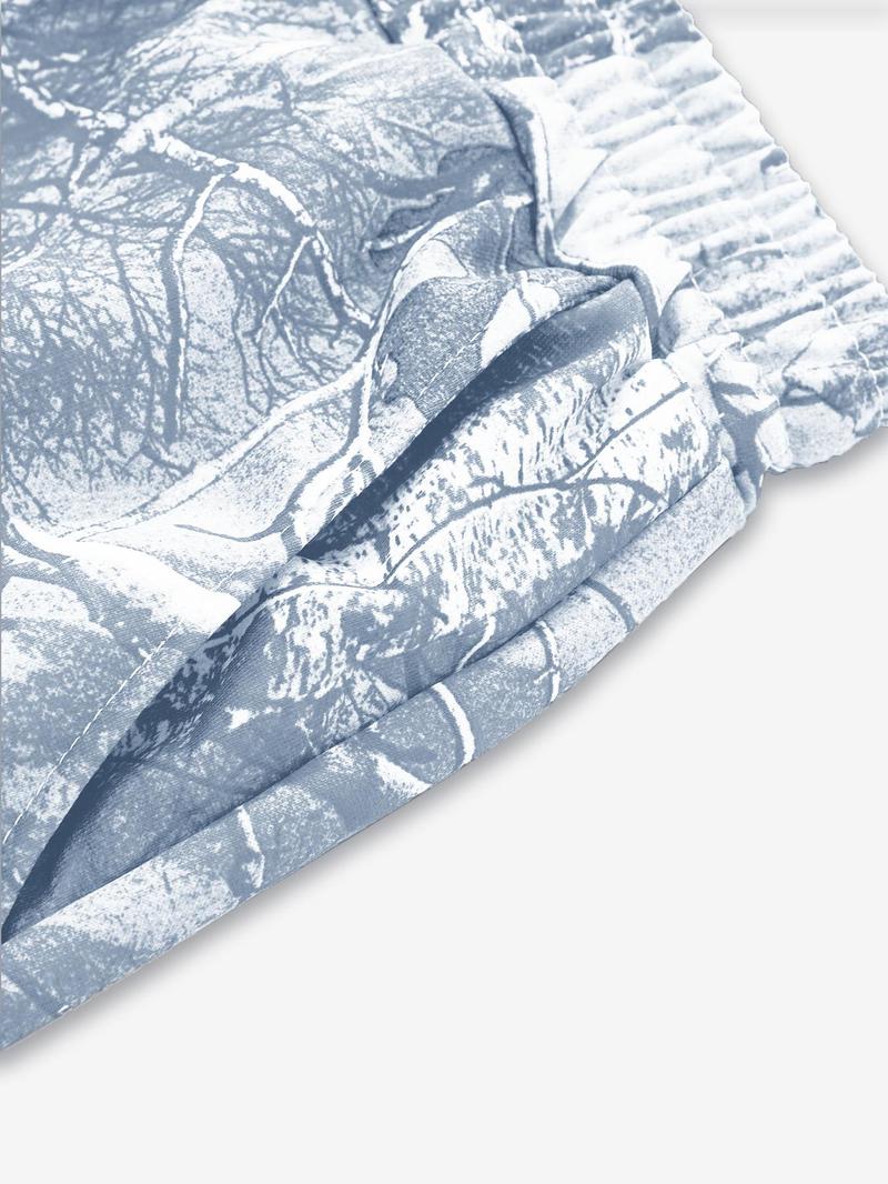 Men's Plants Print Drawstring Waist Sweatpants, Regular Fit Casual Comfy Pants for Daily Outdoor Wear, Men's Trousers for All Seasons, Pants for Men