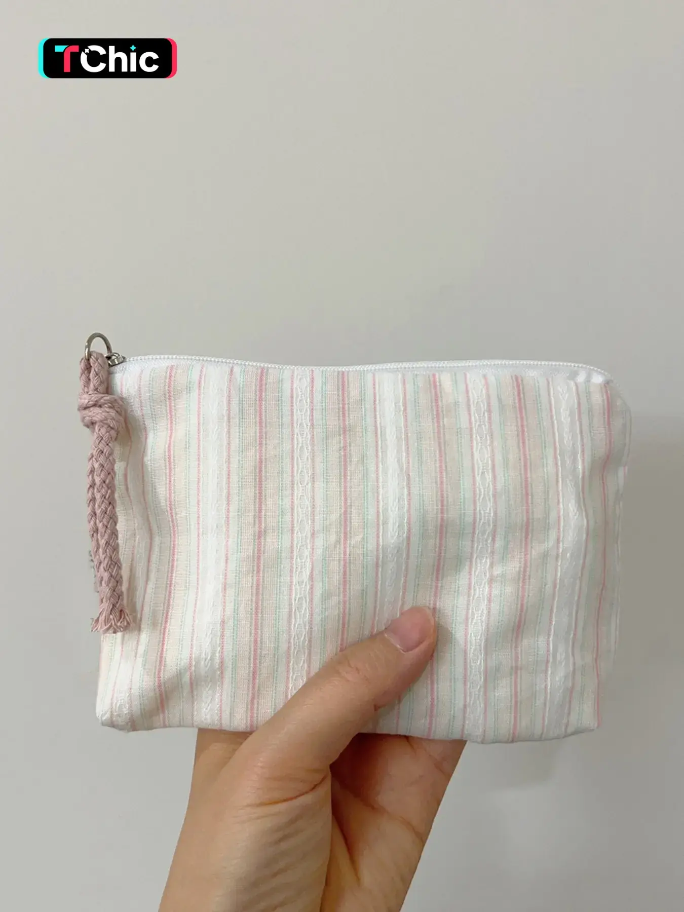 Girls' Style Makeup Bag, Minimalist Polka Dot & Striped Storage Bag, Small Essential Travel Cute Organizer, Travel Makeup Pouch, Travel Makeup Bags Organizers, Portable Cosmetic Pouch, Travel Beauty Bag, All Seasons Cosmetic Bags