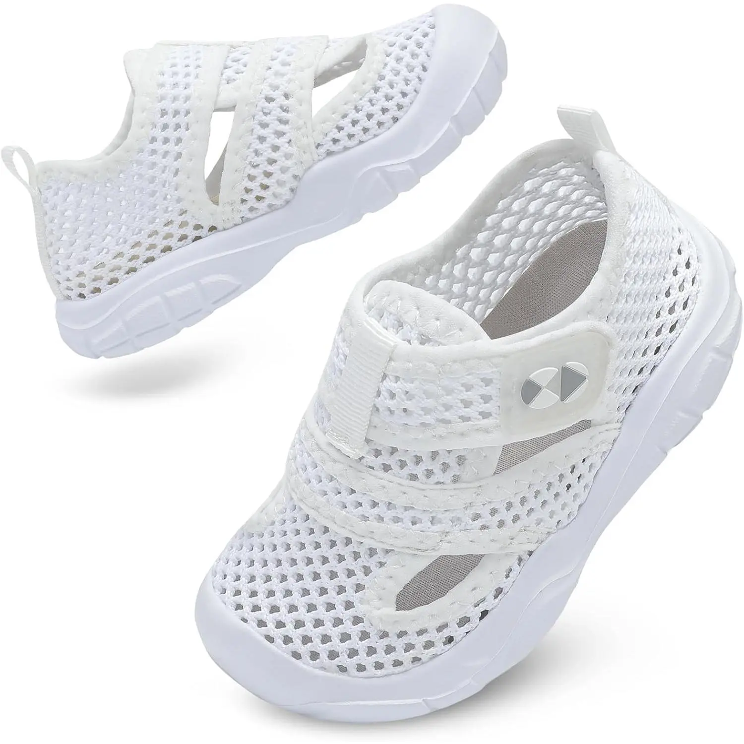 Toddler Sandals for Boys Girls Kids Water Sandals Outdoor Breathable Aqua Shoes Summer Barefoot Shoes Lightweight Qucik Dry for Swim Pool BeachGift.