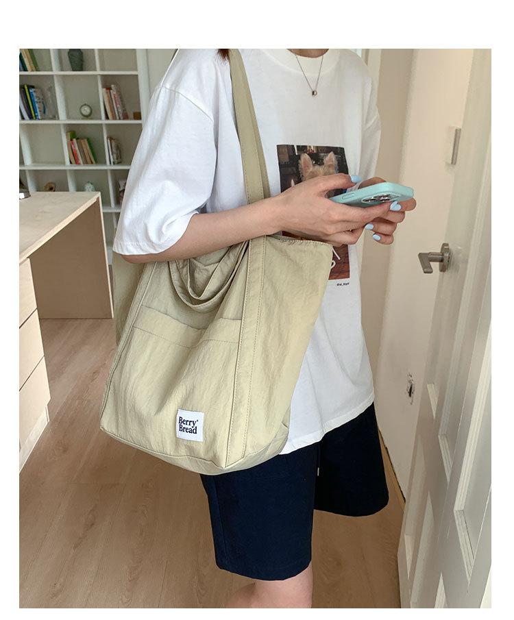 Textured Fashionable Tote Bag Casual and Lightweight Handle Bag Perfect for Shopping and Versatile Across The Shoulder Bag