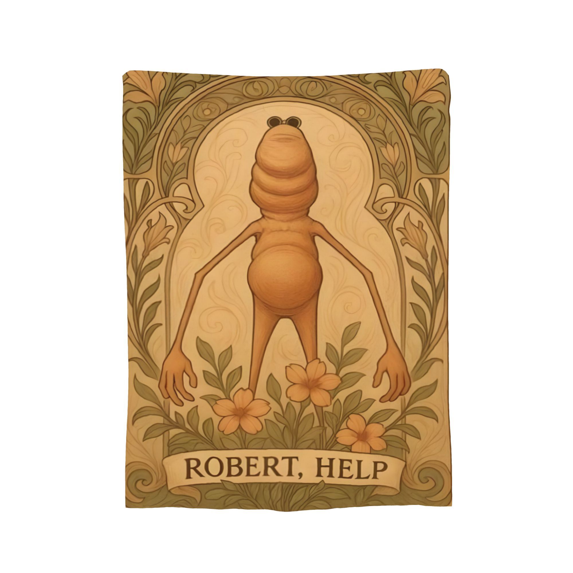 Marcus The Worm Theme Blanket, Soft and Comfortable, Suitable for Bedroom and Living Room Decoration, Perfect Gift, Machine Washable micro  crochet  blanket warm nap blanket