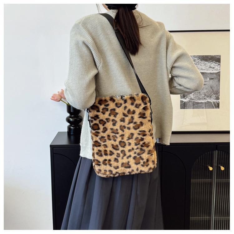 Leopard print Laptop Sleeve 11 13.3 13.6 14 15 15.6 Inch For Macbook Dell Huawei Samsung Xiaomi LG Shoulder Bag Tablet Pouch