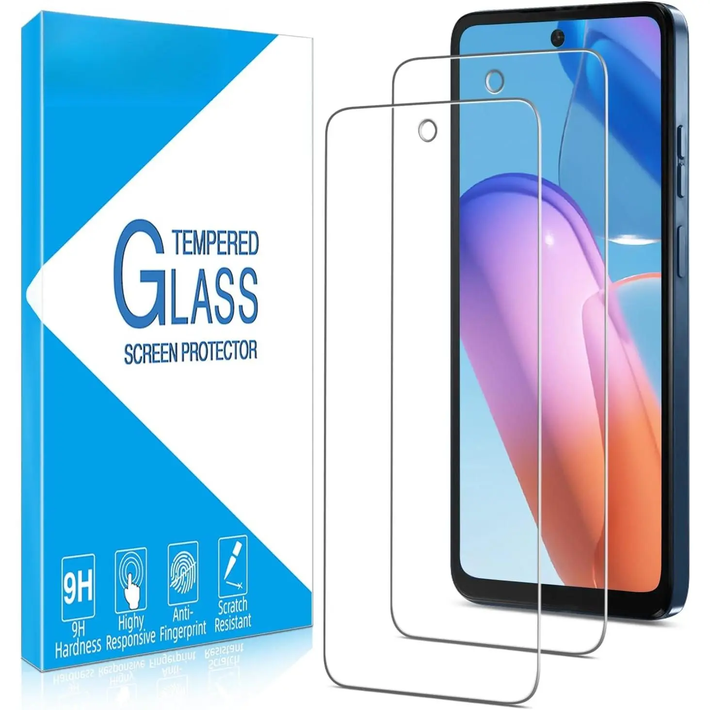 2 count for   G Play 2024 Screen Protector Tempered Glass | No Bubbles, Anti Scratch, Easy to Install