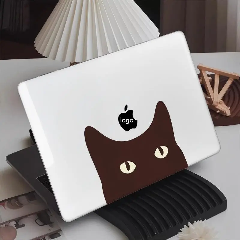 Compatible Macbook Creative Print Transparent Laptop Case, Semi-Rigid Shell for Neo Air Pro 13-15 Inch, M5m4m3m2m5 Series