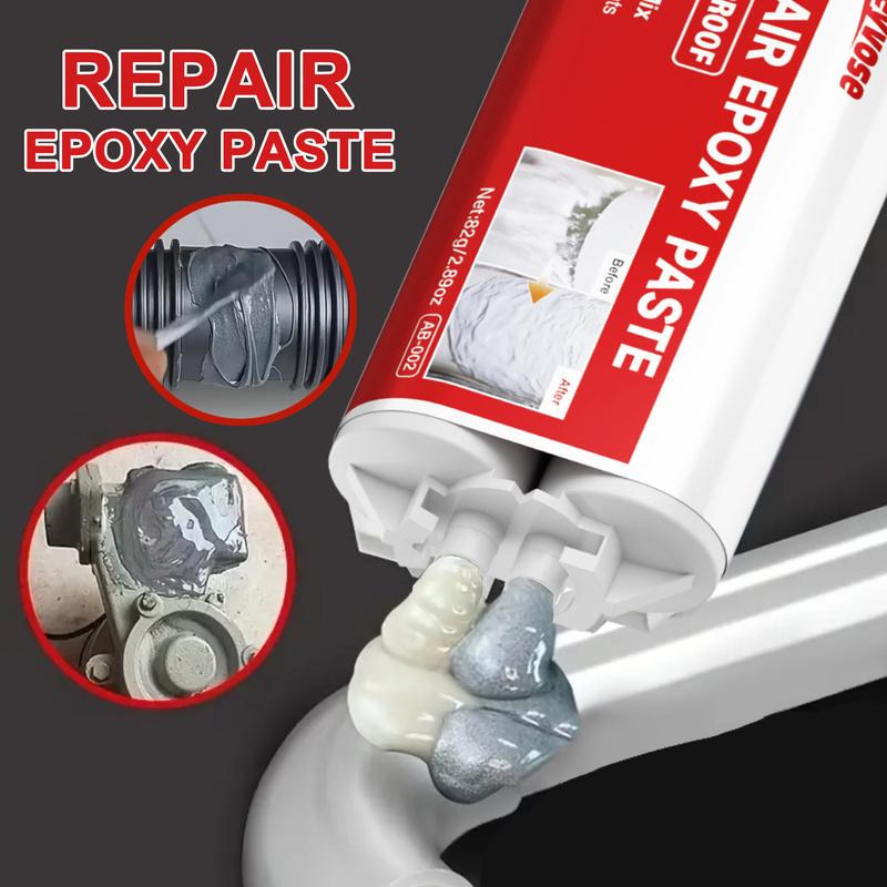 A+b Metal Repair Adhesive Waterproof Epoxy Resin Glue for Iron Steel DIY Metal Fixing Heat Resistant Sealing Agent
