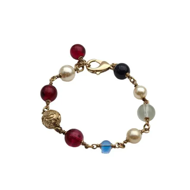 Pre-owned CHANEL Pearl Bracelet AlloyP236068864