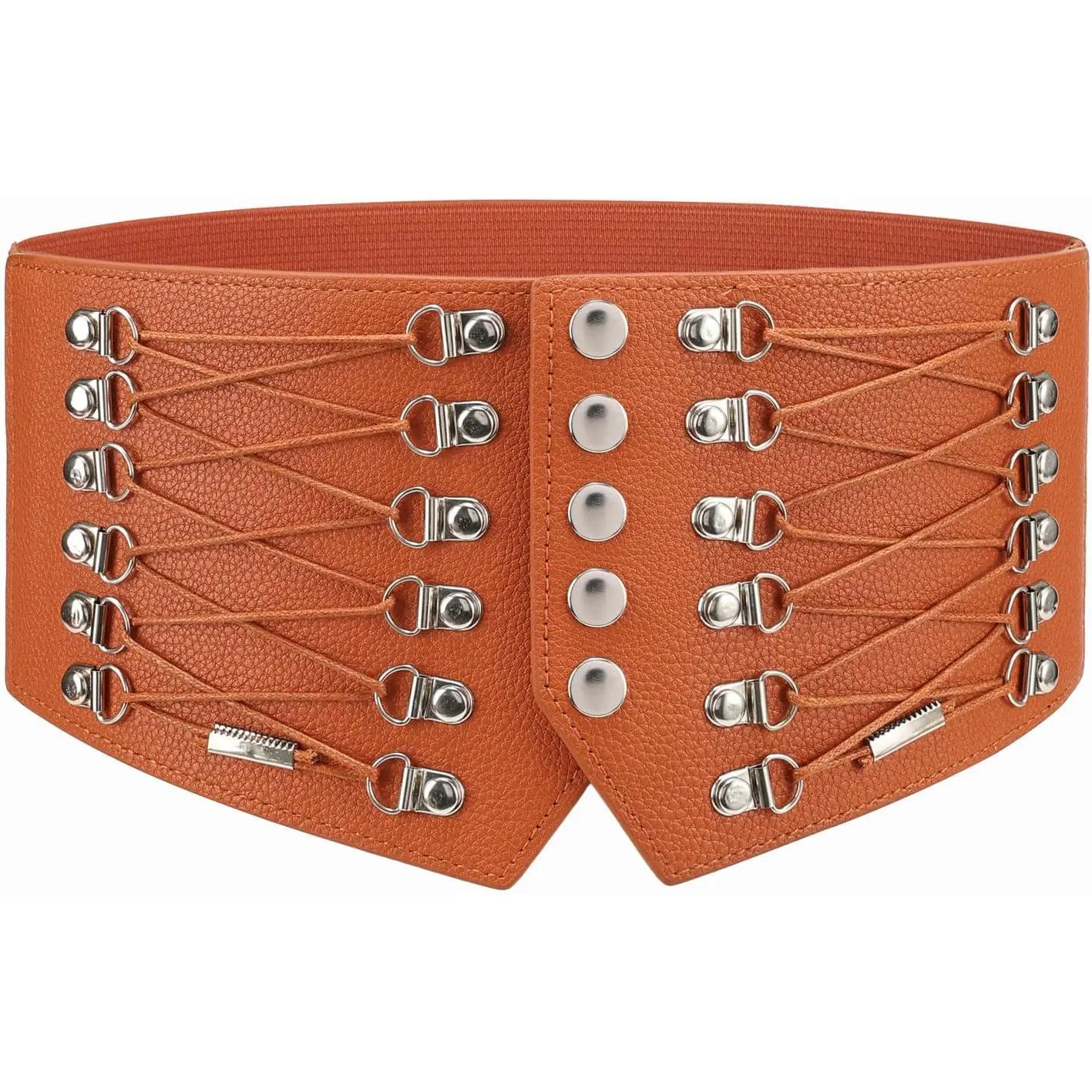 Corset Belts for Women Wide Elastic Tie Cinch Belt  Renaissance Gothic Waspie Belt for Dresses
