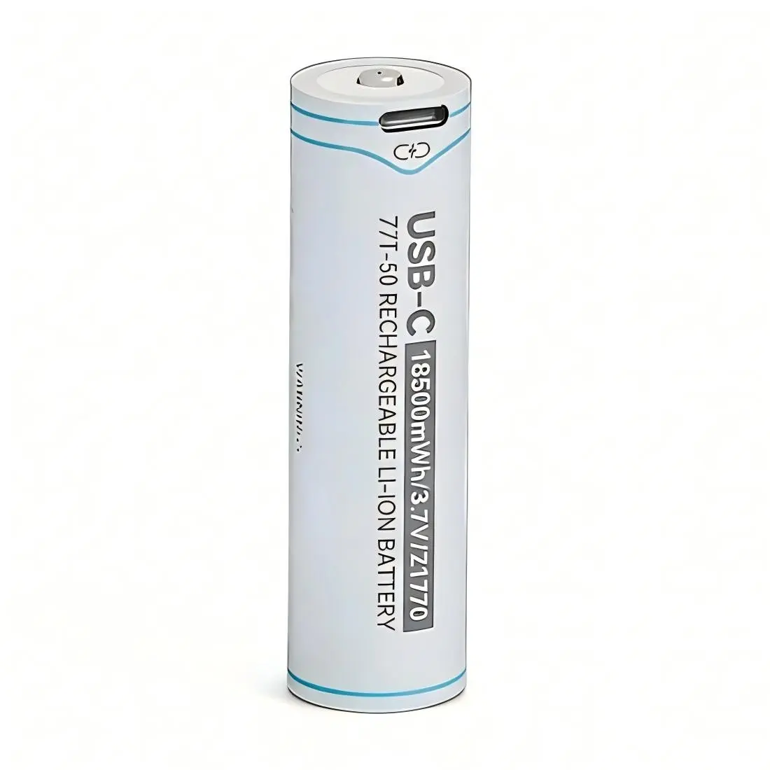 Type-C 21700/5000mah Rechargeable Battery, USB PD Charging, Emergency Power Bank, Compatible with Flashlights, Fans, Headlamps