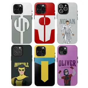 Invincible Nolan Oliver Two-In-One Drop-Resistant Mobile Phone Case Protection For IPhone 17-11, Pro Max, Pro Plus, and Samsung S26 25 24 23 Safety Case