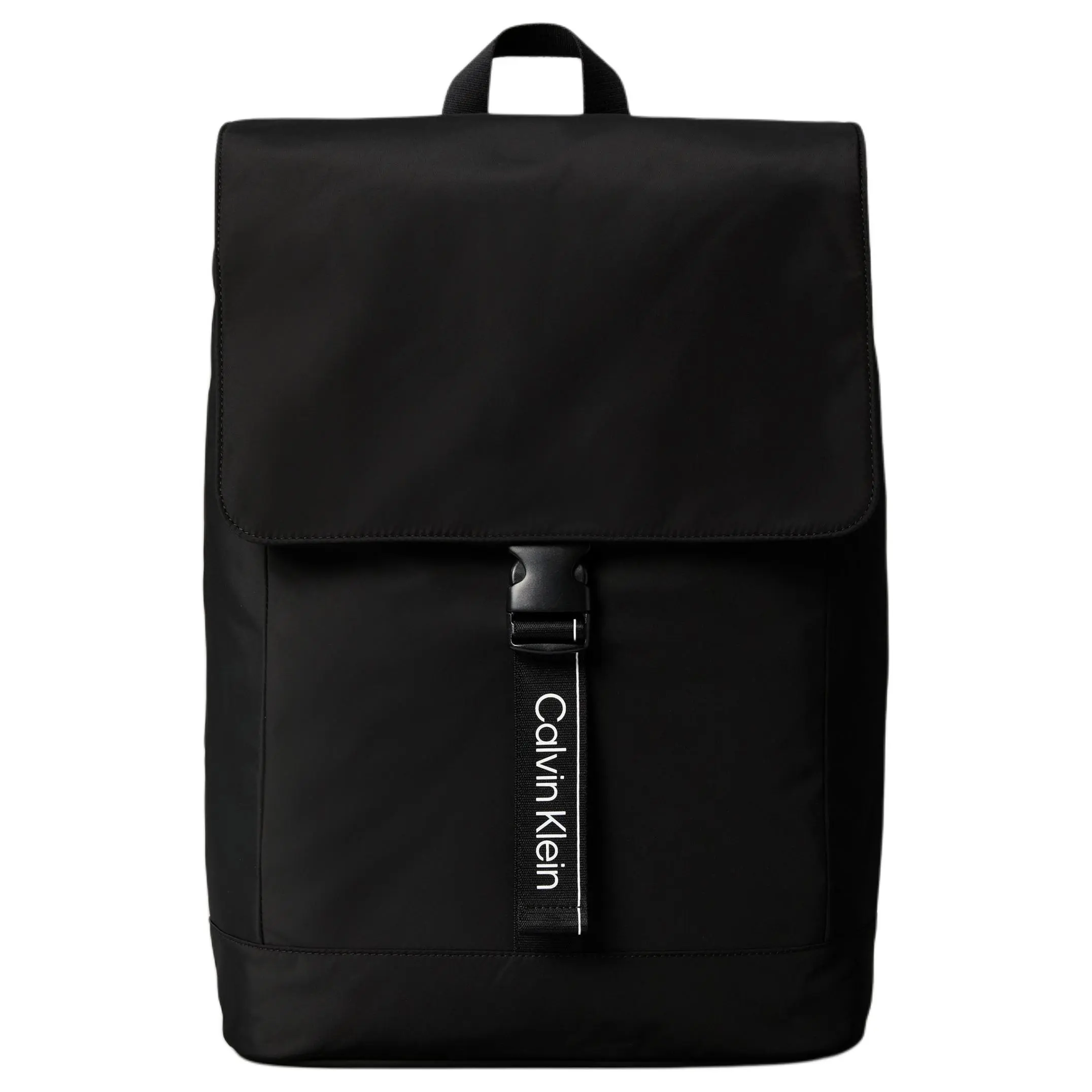 Calvin Klein Sport Recycled Polyester Backpack for Men and Women, Unisex Black