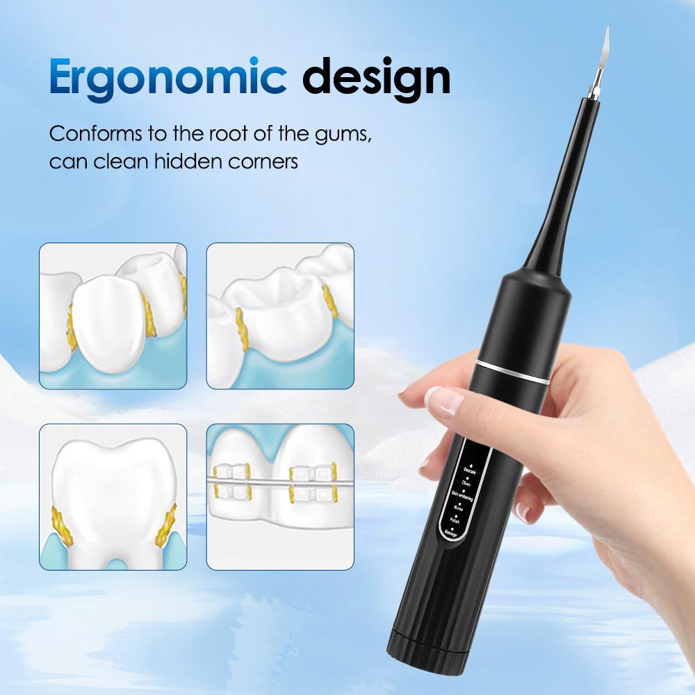 6-speed Adjustment Electric Toothbrush with Replacement Brush Head, 1 Set Waterproof Type C Charging Deep Cleansing Protecting Gums Toothbrushes for Adults, Teeth Cleaner, Toothbrush Kit
