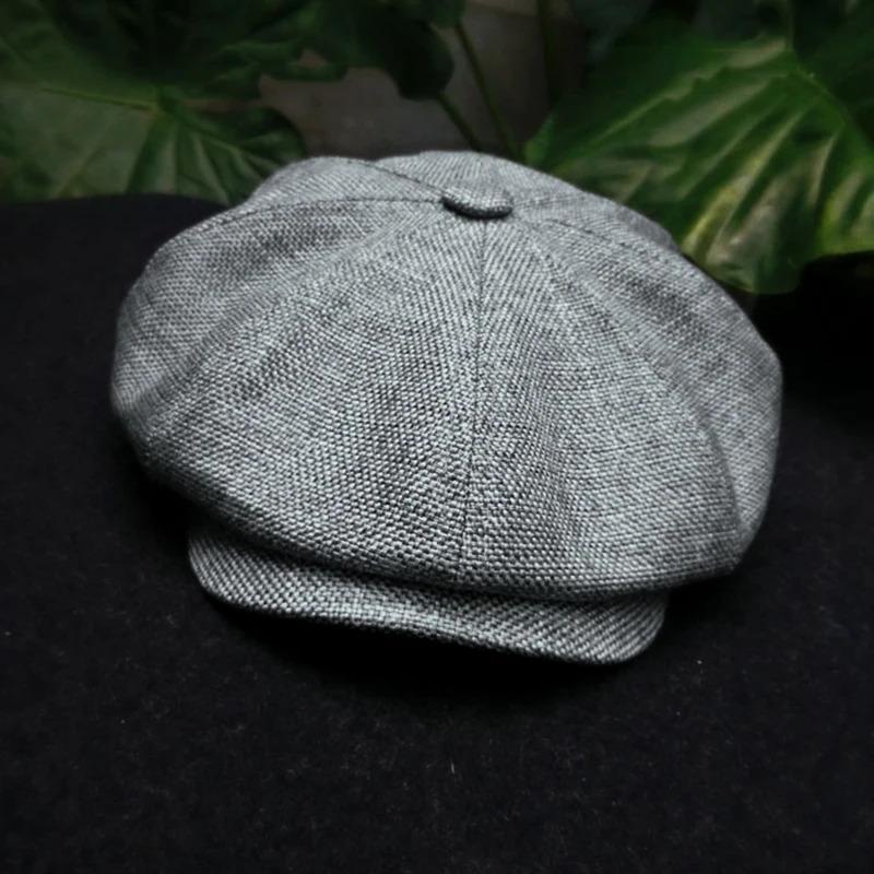New Beret Hat Gatsby Octagonal Hats Retro British Newsboy Cap Men and Women Outdoor Universal Casual Caps