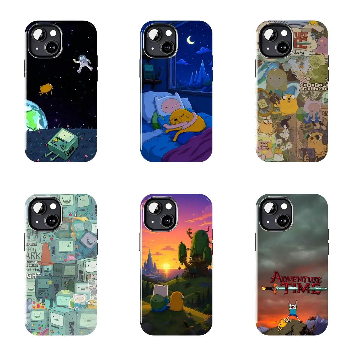 Adventure Time Finn Jake Cartoon Smartphone Casing, Cellphone Accessory for iPhone 11-17 Pro Max/Plus and Samsung Galaxy S23-25 Devices