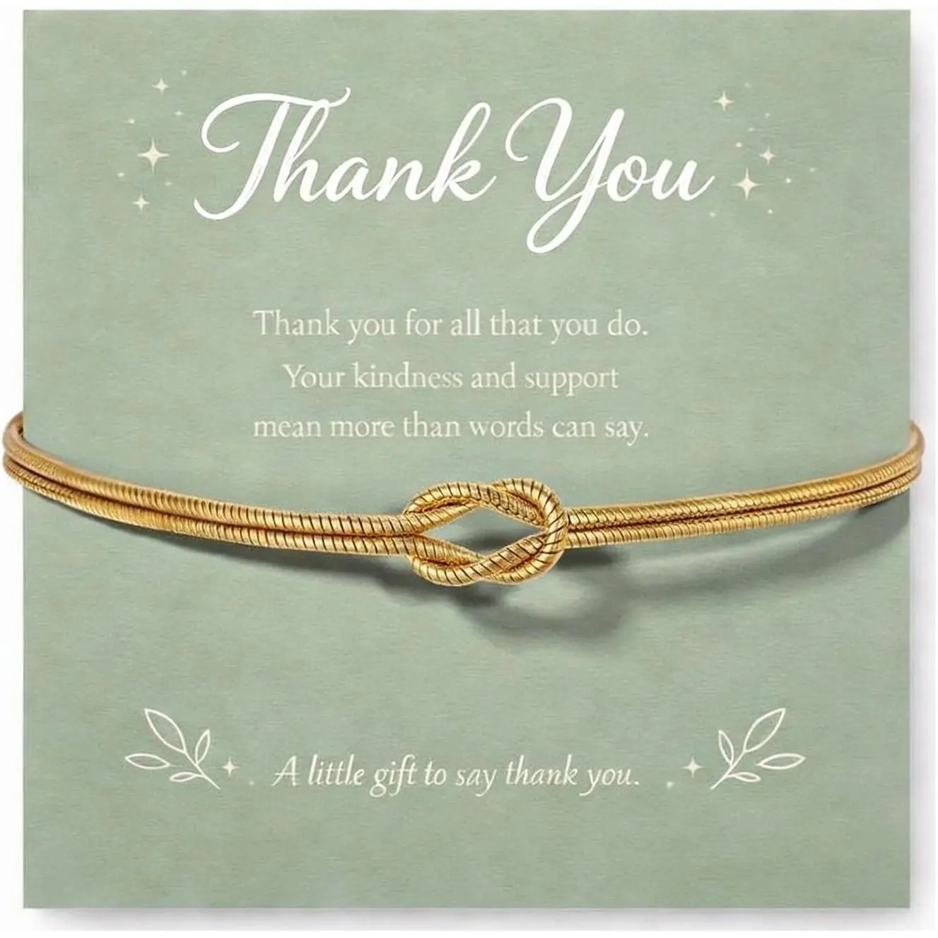 Love Knot Bracelets Thank You Bracelet for Women Forever Kont  Gifts for Teachers Coworkers  Nurse