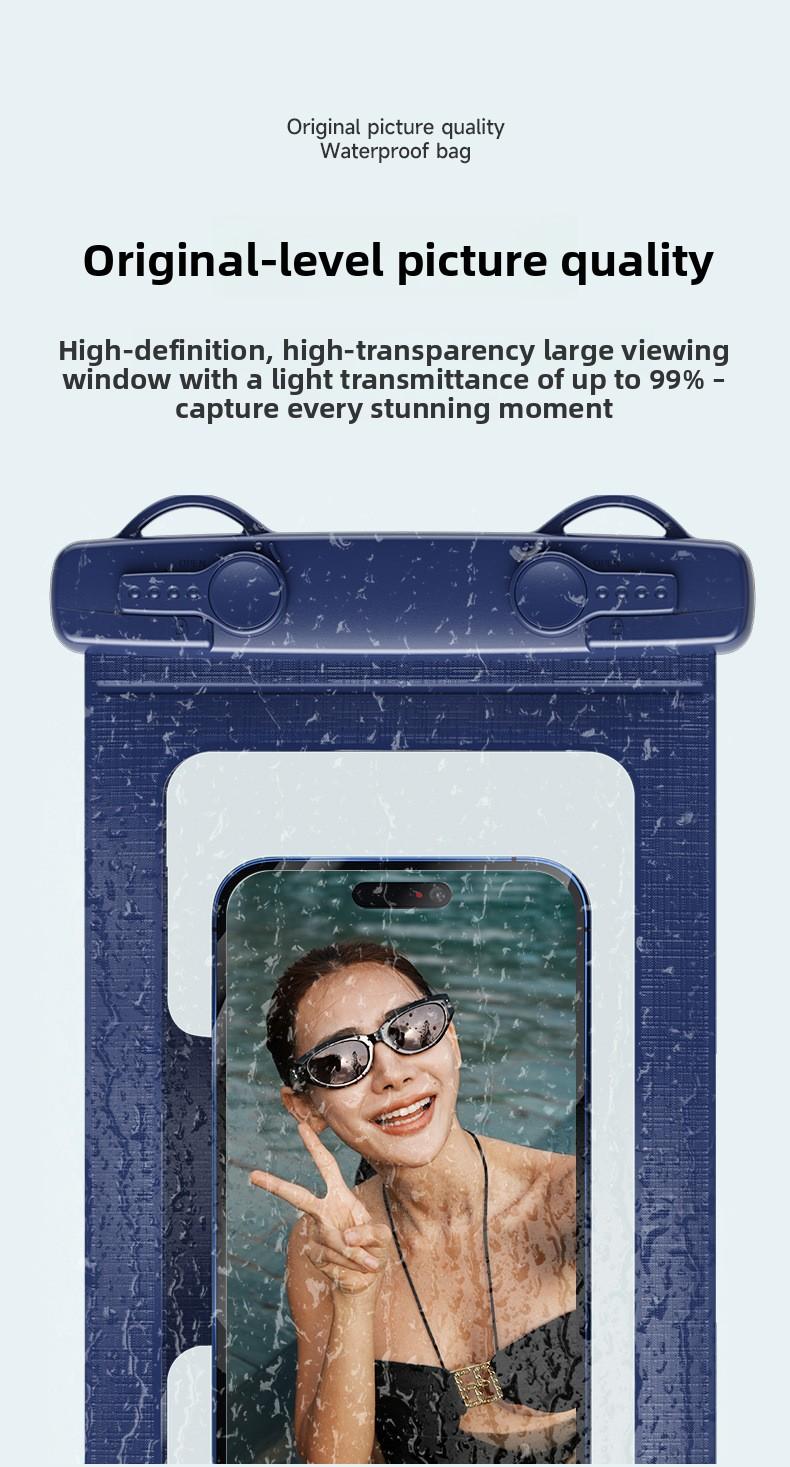 IPX8 Waterproof Phone Pouch – Universal Cellphone Dry Bag for Swimming, Snorkeling, Beach, Kayaking – Underwater Case with Clear Touchscreen Window & Lanyard – Fits iPhone, Samsung, Most Smartphones IPX8 Waterproof Phone Pouch – Universal Cellphone Dry Bag for Swimming, Snorkeling, Beach, Kayaking – Underwater Case with Clear Touchscreen Window & Lanyard – Fits iPhone, Samsung, Most Smartphones