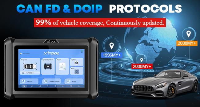 XTOOL D7S Bidirectional Scan Tool, 2025 OBD2 Scanner Diagnostic Tool with FCA AutoAuth, All System Car Scanner, 39+ Resets, ECU Coding, PMI, Upgrade of D7 XTOOL D7S Bidirectional Scan Tool, 2025 OBD2 Scanner Diagnostic Tool with FCA AutoAuth, All System Car Scanner, 39+ Resets, ECU Coding, PMI, Upgrade of D7