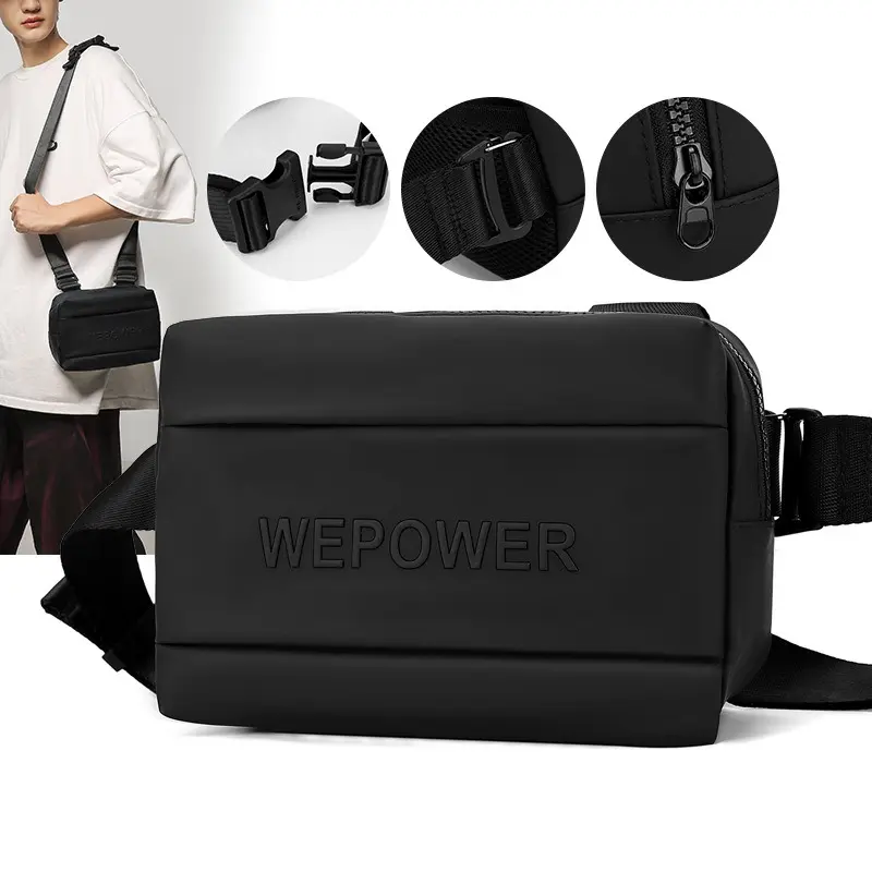 New trendy brand breast bag outdoor multi-functional small bag casual fashion multi-back method shoulder messenger bag