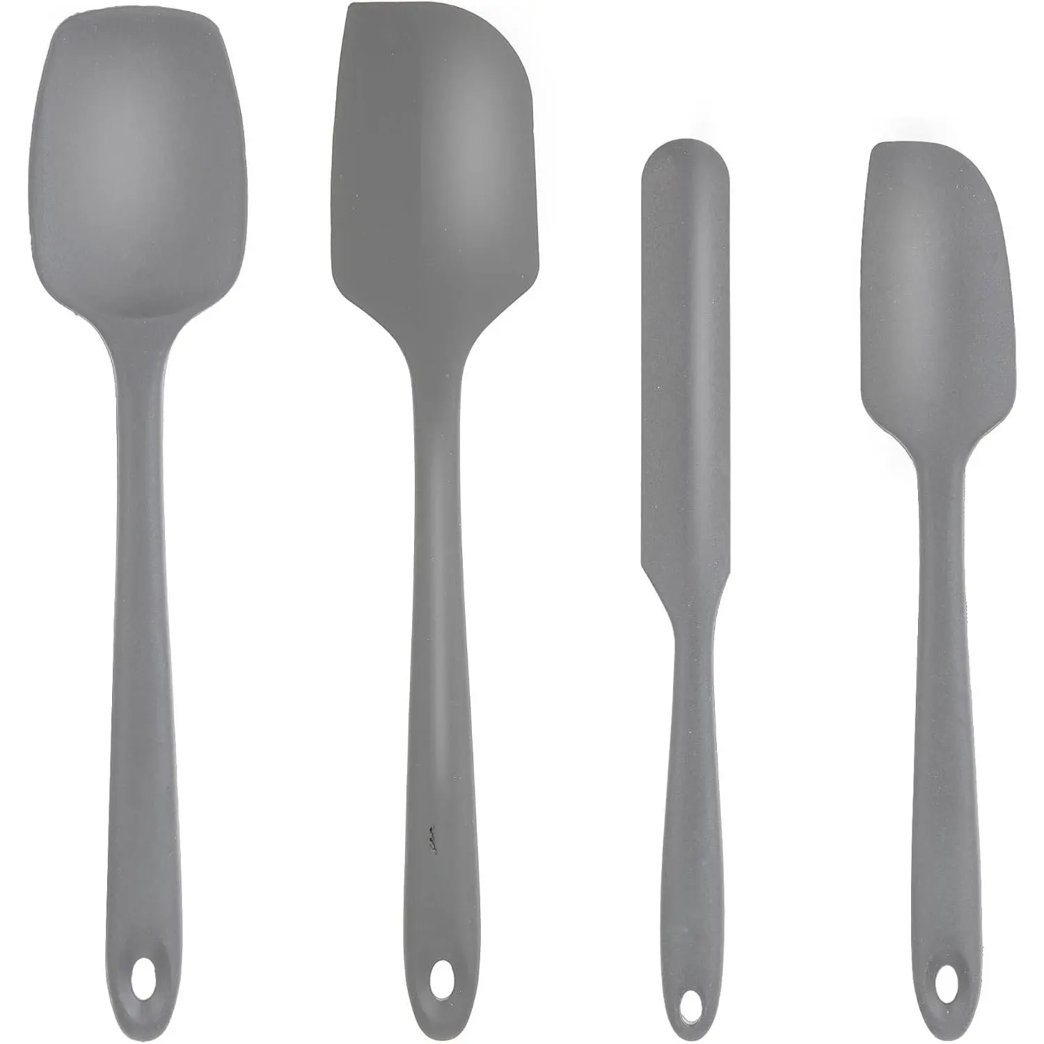 4-  Baking Spatula Set - Rubber Spatulas  Heat Resistant,  - Spatula Set for Nonstick Cookware - Baking Essentials
