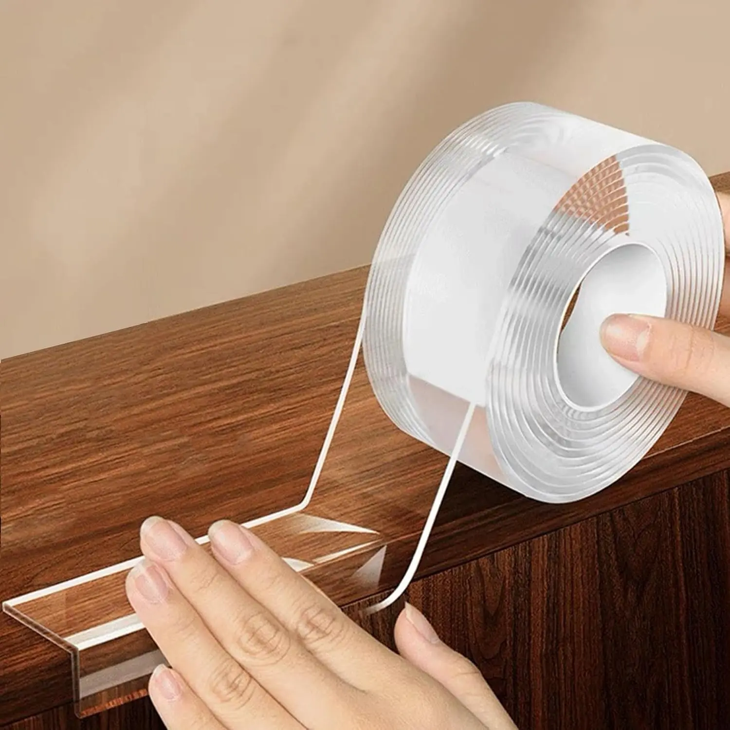 Clear Self-Adhesive Baby Corner Protector Edge Strip, 1.57 in x 9.84 FT, Protective Bumper Guards for Sharp Edges, Cabinet Doors, Desks, Glass Tables, Beds, Furniture and Walls(Gift)