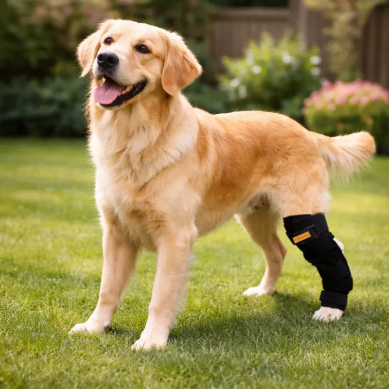 Dog Leg Protector, Pet Joint Support Sleeve, Recovery Knee Brace for Dogs, Comfortable and Durable Dog Leg Gear, Ideal for Active Pets