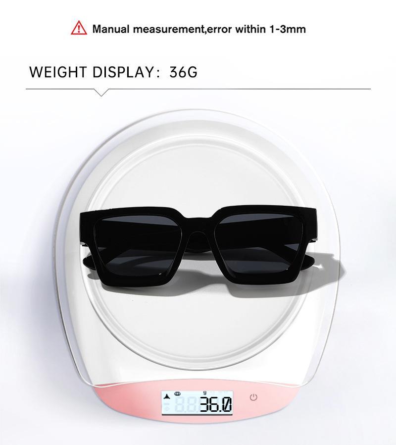 3-Pack Retro Square Sunglasses for Men & Women, Black & Translucent Frames with UV400 Protection, Y2K Trendy Stylish Shades Ideal for Summer, Beach, Travel & Streetwear