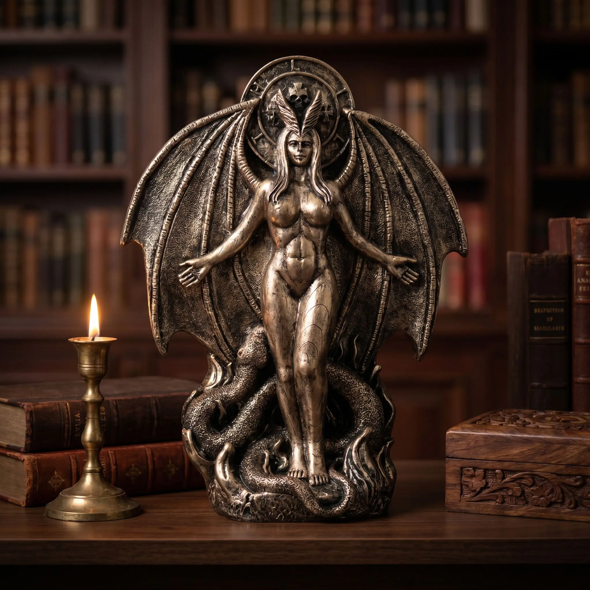 Lilith Goddess Statue Ornament, Resin Craft, Home Decor Item, Gift Idea, Goddess Figurine, Perfect for Home Decoration and Gifts