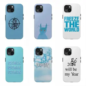 ICEMAN Phone Case—"Frozen World Day" protective accessory, compatible with iPhone 11–17 Pro Max/Plus series and Samsung Galaxy S23 series.