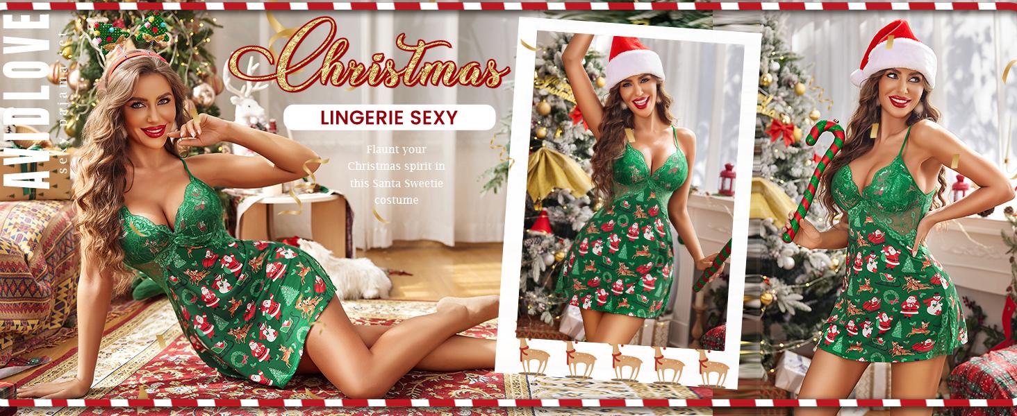 Women Lingerie Lace Chemise Sleepwear Babydoll Teddy Lingerie