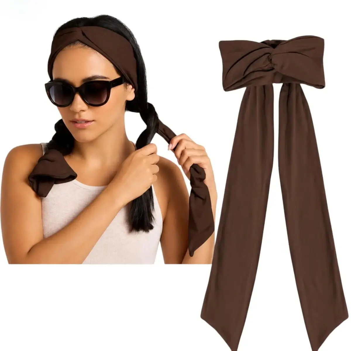 Heatless Hair Curler Headband for Women, Soft High-Stretch Overnight Curling Tool for Comfortable Sleep, Daily Hairstyles, Yoga and Natural Wave Styling