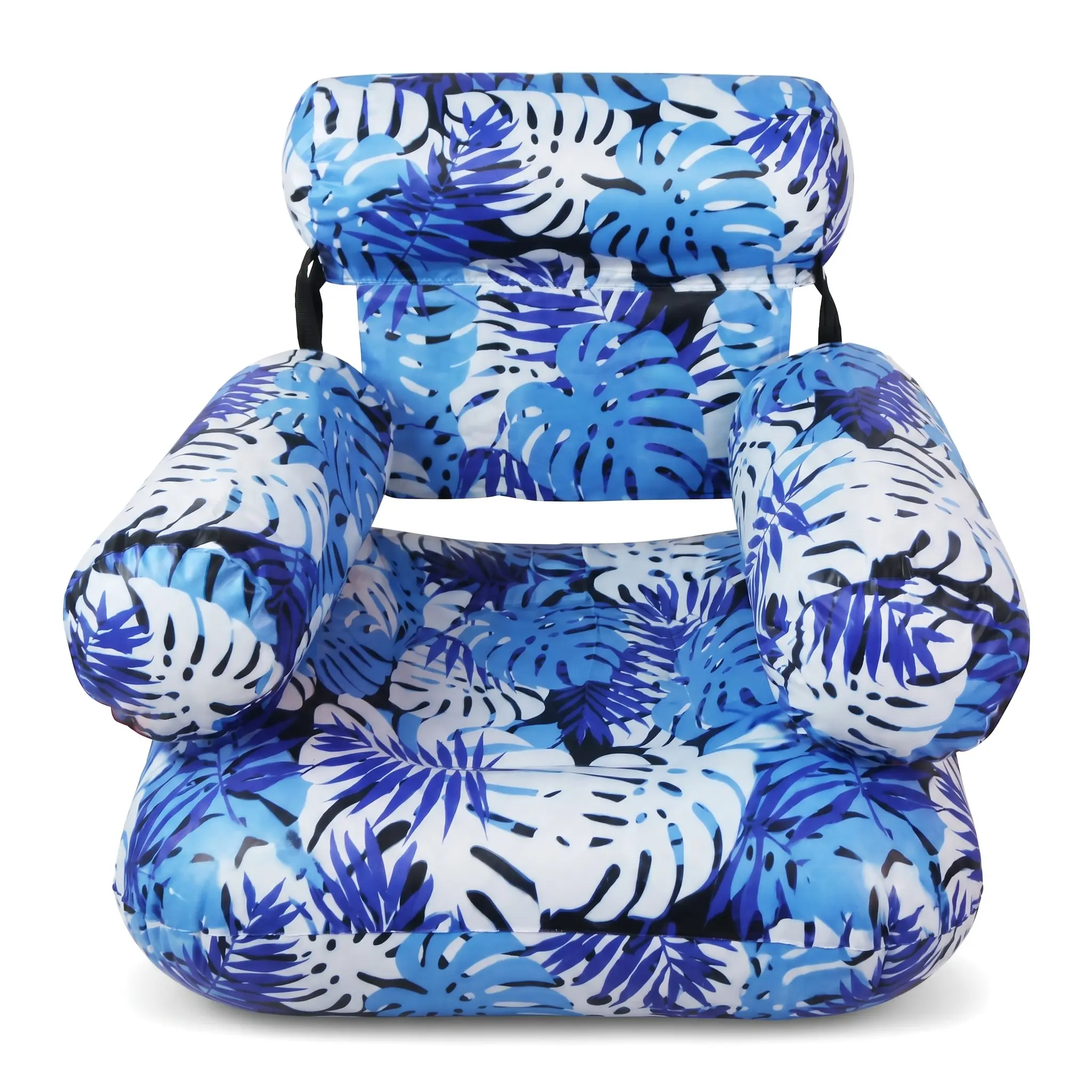 Relax Inflatable Pool Hammock Float Foldable Backrest Seat Tube Mat Maple Leaf Swim Ring For Summer Fun Outdoor Water Lounging