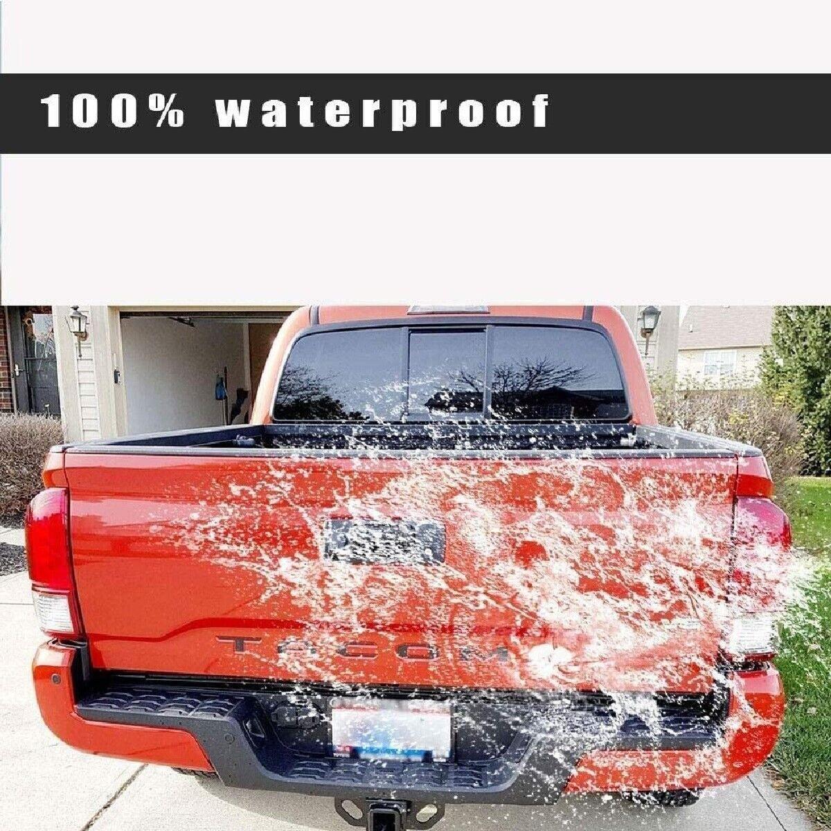 3D Red Tailgate Letters for Toyota Tacoma 2024-2026, OEM-Style Rear Emblem Badge, No-Drill Easy Install ABS Plastic, Weatherproof Truck Bed Decor, Instant Tailgate Upgrade for 4th Gen Tacoma