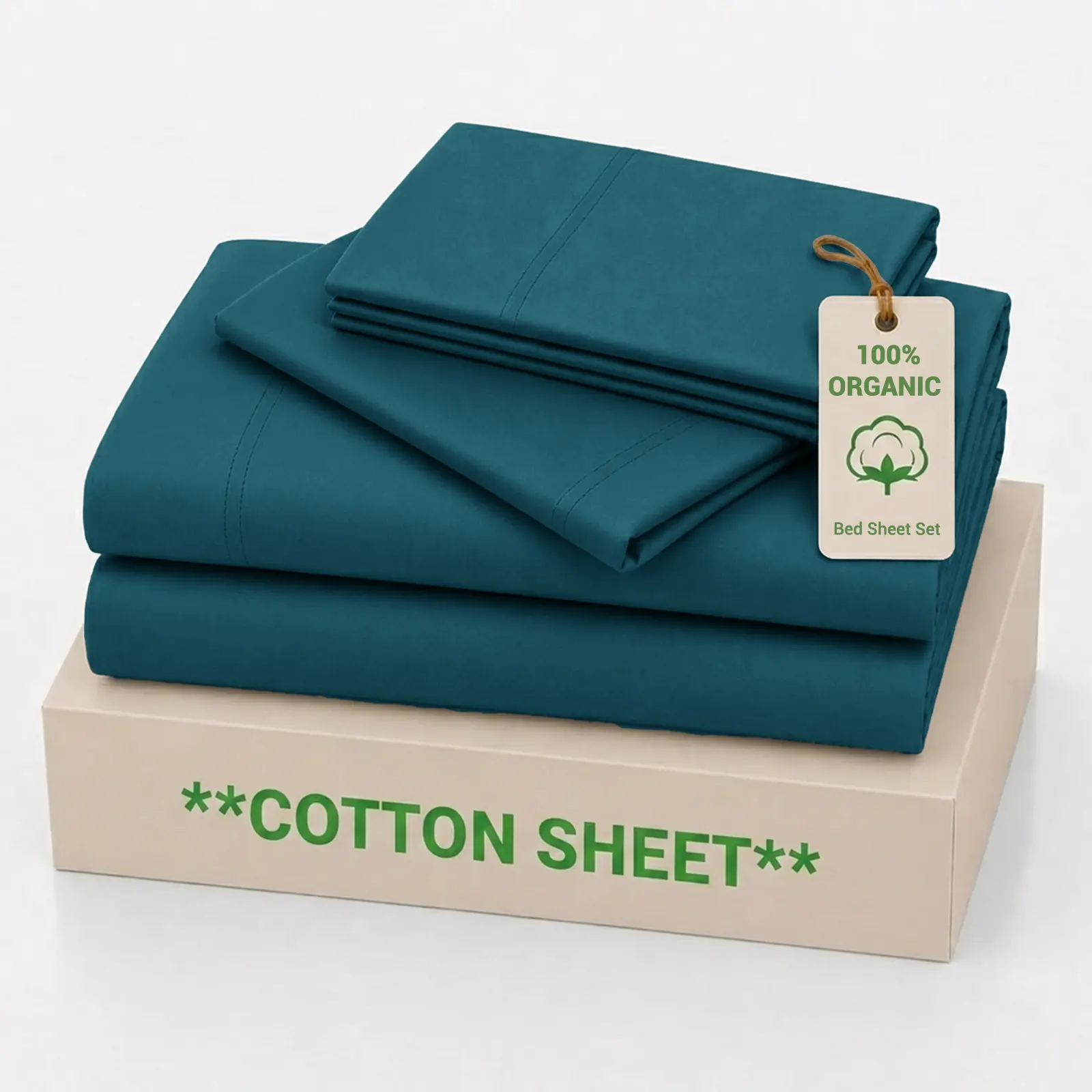 MUXHOMO Cooling Cotton Bed Sheet Sets. Queen Size Kids Sheet Sets, 1000TC Cool & Breathable, For Hot Sleepers, All-Season Comfort, Soft & Durable Hotel Sheets