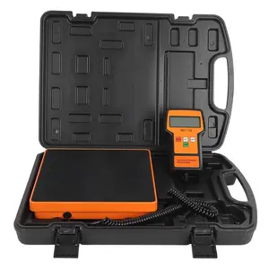 【Garvee】 High Precision Electronic Digital Refrigerant Charging Scale for HVAC – Multi-Capacity (110/220/252 lbs), Lightweight, Portable, Auto Shut-Off, Carrying Case – Accurate Measurement & Recovery