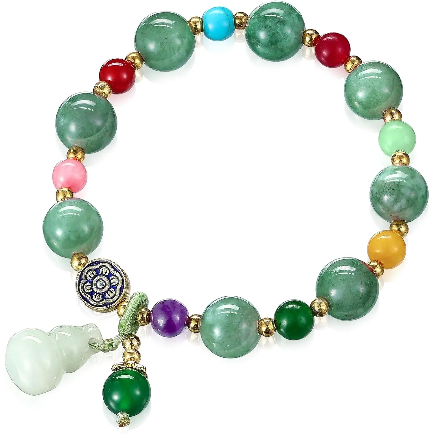 6.5 Inch Natural Jade Bangle Bracelet  Women Elegant Jade Bangle Bracelet with Jewelry Box