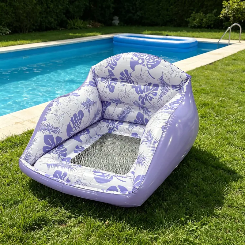 Colchón Inflable 4 En 1 Para Piscina – Hamaca, Tumbona, Flotador Y Silla De Montar
