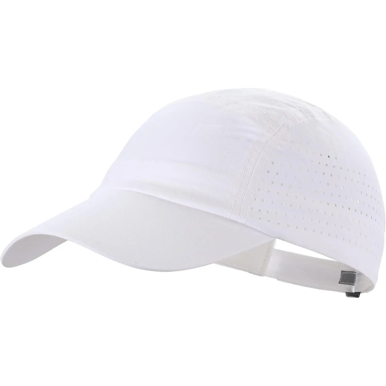 Men's Breathable Quick-Dry Reflective Running Hat Adjustable Lightweight Baseball Cap Unstructured Design