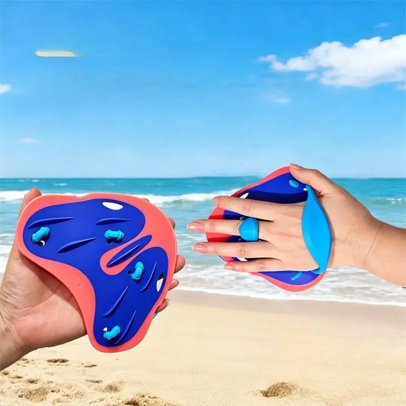 2pcs Adult Swim Hand Paddles, Breathable Hollow Design, Perfect Gift for Swimmers, Beginner to Advanced, Pool Sports Accessories