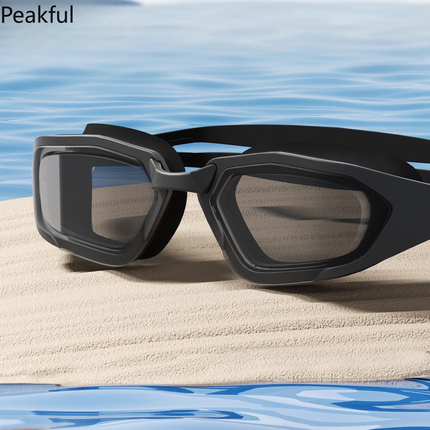 Swim Goggles & Cap Set – HD Anti-Fog, UV-Protected, Waterproof, Perfect for Swimming, Pool & Sports, Comfortable Fit for Clear Vision, Ideal for Competitive and Casual Swimmers