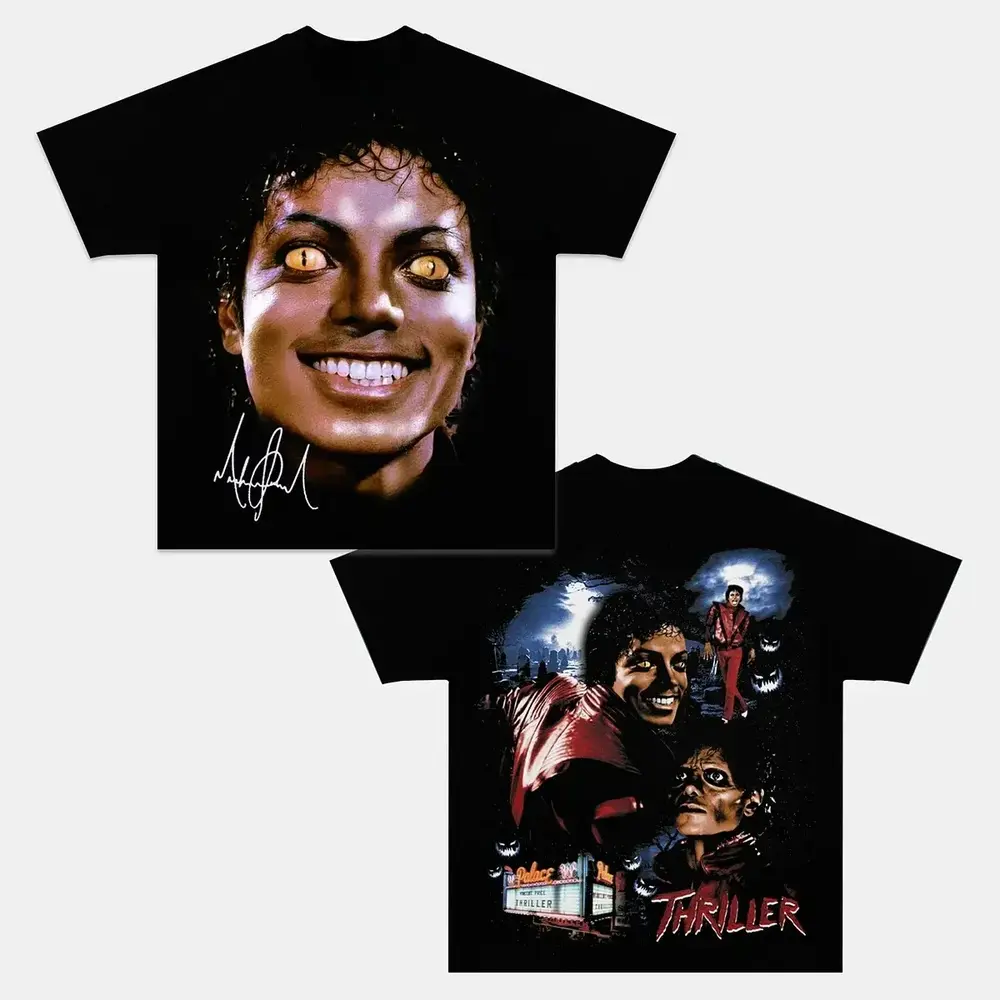 Women's Short-Sleeve Mesh Breathable T-Shirt, Retro Legend Michael Jackson & V2 Themed, Customized King of Pop Fan Gift (Pair with Jeans)